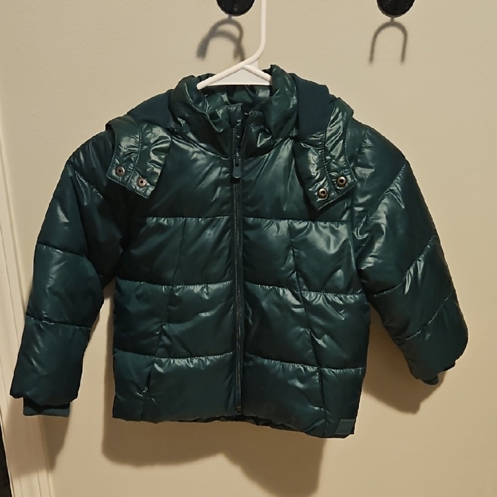 EUC Baby GAP Kids Teal Puffer Jacket